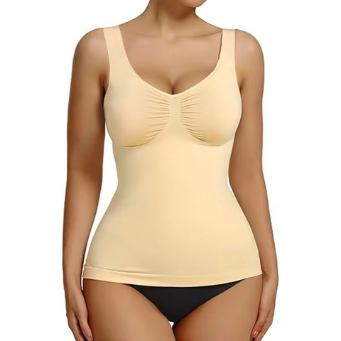 Dressionstore  Seamless Shaper Tank with Built-in Bra