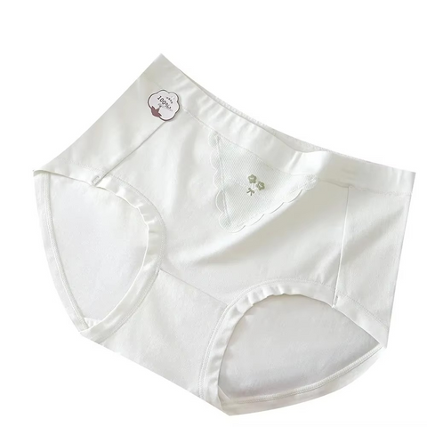 Women's Comfortable Breathable Cotton Mid-Rise Shaper Panty