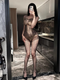 Sensual Backless Deep V-Neck Sleeveless Full Body Stocking
