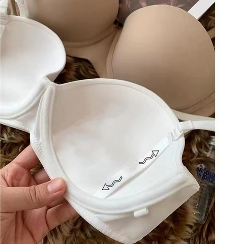 Women's 1/2 cup Wireless Simple Push-Up Bra