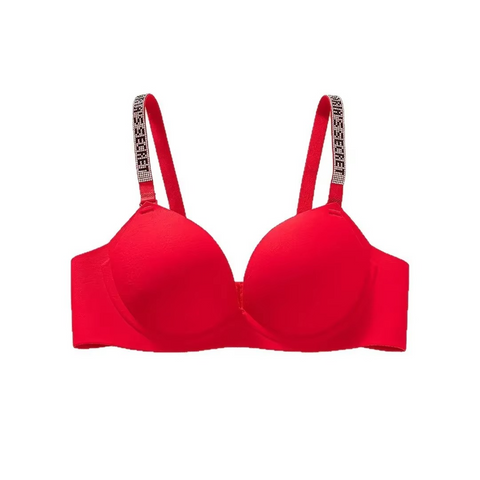 Invisible Ruched Wireless Seamless Padded Bra
