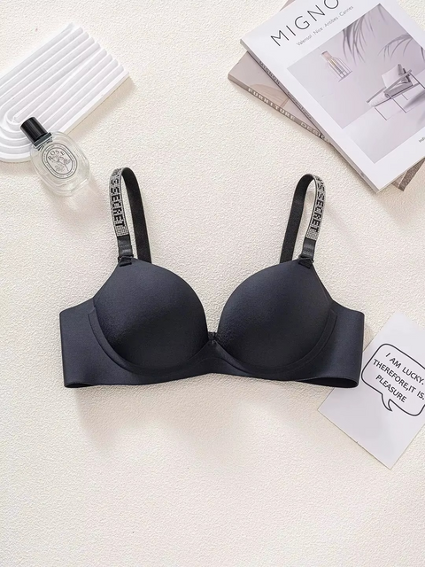 Invisible Ruched Wireless Seamless Padded Bra
