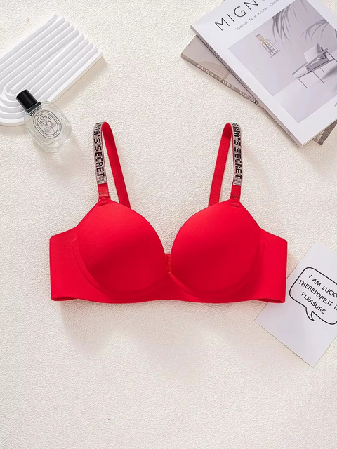 Invisible Ruched Wireless Seamless Padded Bra