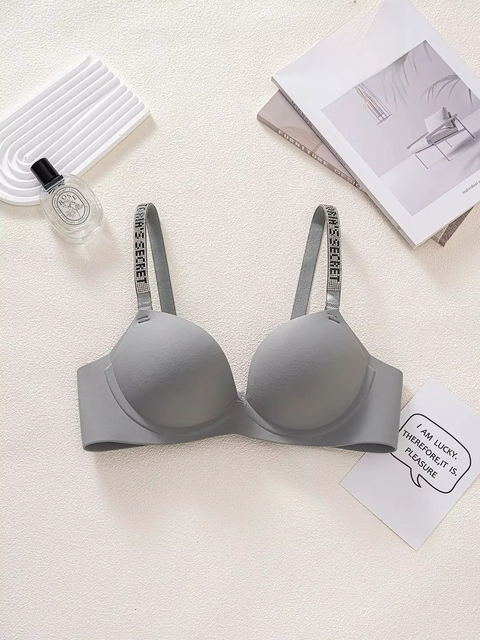 Invisible Ruched Wireless Seamless Padded Bra