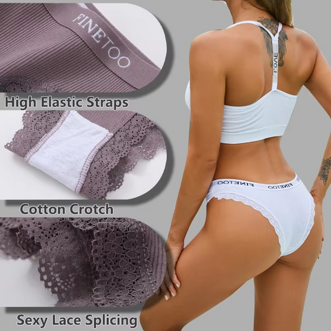Seamless Cotton T Thong for Women