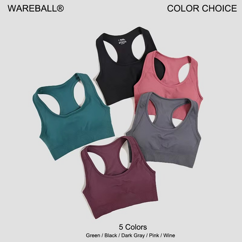 Women’s Push-Up Training Crop Top Sports Bra