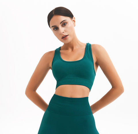 Women’s Push-Up Training Crop Top Sports Bra