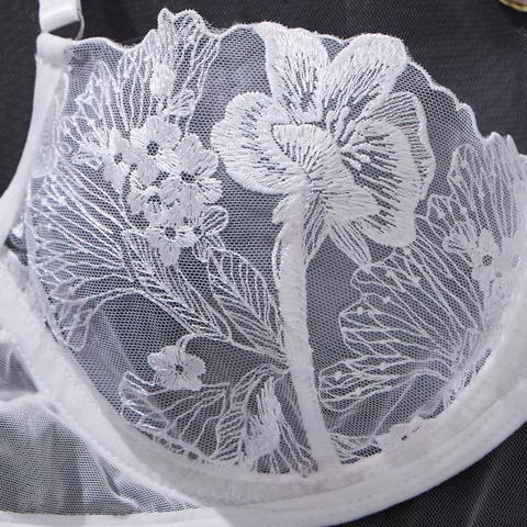 Women's Ultra-Thin Chef Underwire Bra and Panty Set