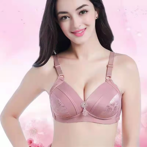 Milk Silk Ruched Wireless Padded Comfort Bra for Women