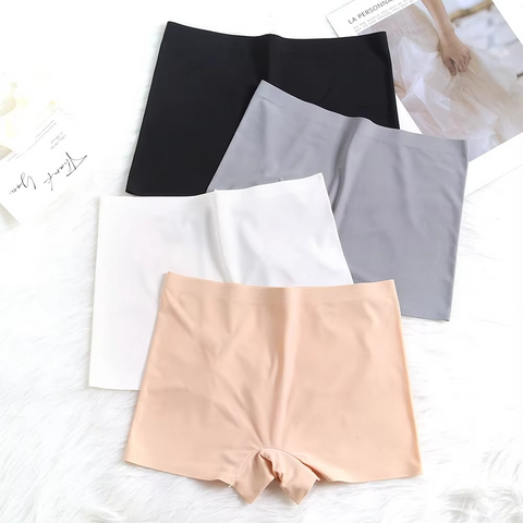 Women’s 2-Piece Ice Silk Boxer Shorts & Panties