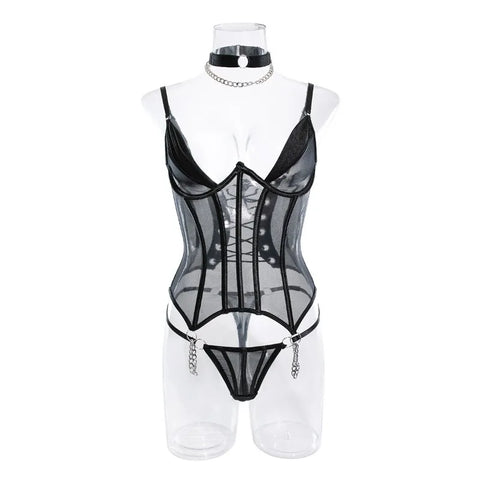 Romantic Corset Lingerie Set