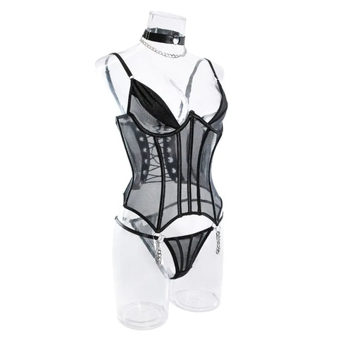 Romantic Corset Lingerie Set