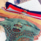 Openwork Mesh Fishnet Heart Metal Buckle Low Waist Underwear