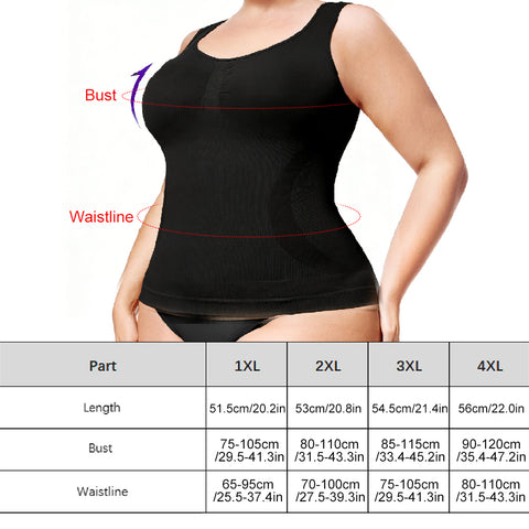 Plus Size Seamless Shaping Tank