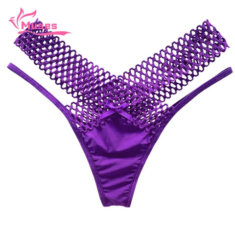 Women G-string Hollowed Out Quick Dry Lady Temptation Panty
