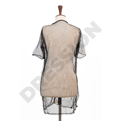 New Fashion Net Fabric Front Closure Gown for Women