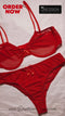 Sensual Plain Bra and Panty Set