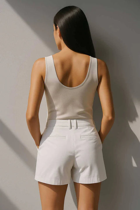 Cut Label Women Cotton Shorts