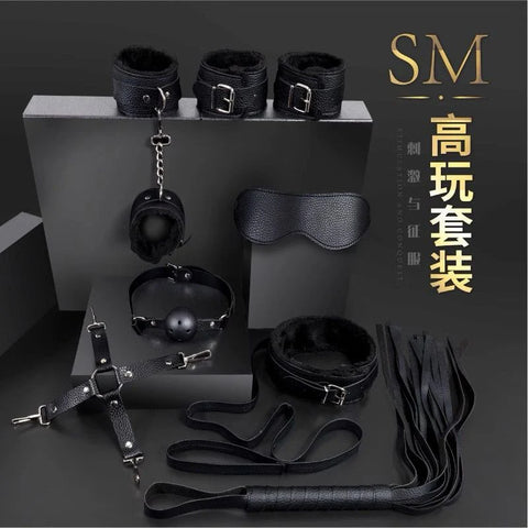12 PCs Elegant Grey Play Kit – Inspired by Fifty Shades