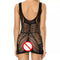 Club Wear Fishnet Half Body Stockings Bodysuit with Mukesh