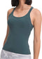 Lemedy Women Racerback Tank Tops Built in Bra Workout Activewear Camisole