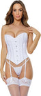 Coquette Women's Corset in White