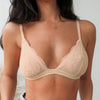 Lace Bralette French Style Soft Thin Bra