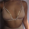 Crystal Diamond Inlaid Bra