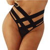 Black Imitation Ladies G-String Panty