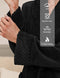 Black Unisex Towel Bathrobe