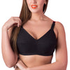 Plus Size Half Chickan Half Plain Cotton Full Coverage Extra Support Bra (38-50)