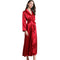 Red Silk Long Gown