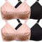 Pack of 4 Basic Cotton Black & White Bra