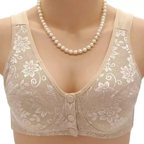 Wide Strap Front Open Nursing Bra