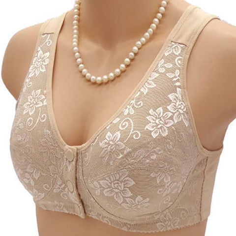 Wide Strap Front Open Nursing Bra