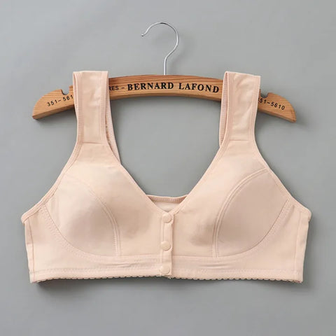 Front Open Non Padded Wireless Nursing Bra