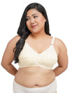 Plus Size Full Cup Chikan Cotton Full Coverage Extra Support Bra (38-42)