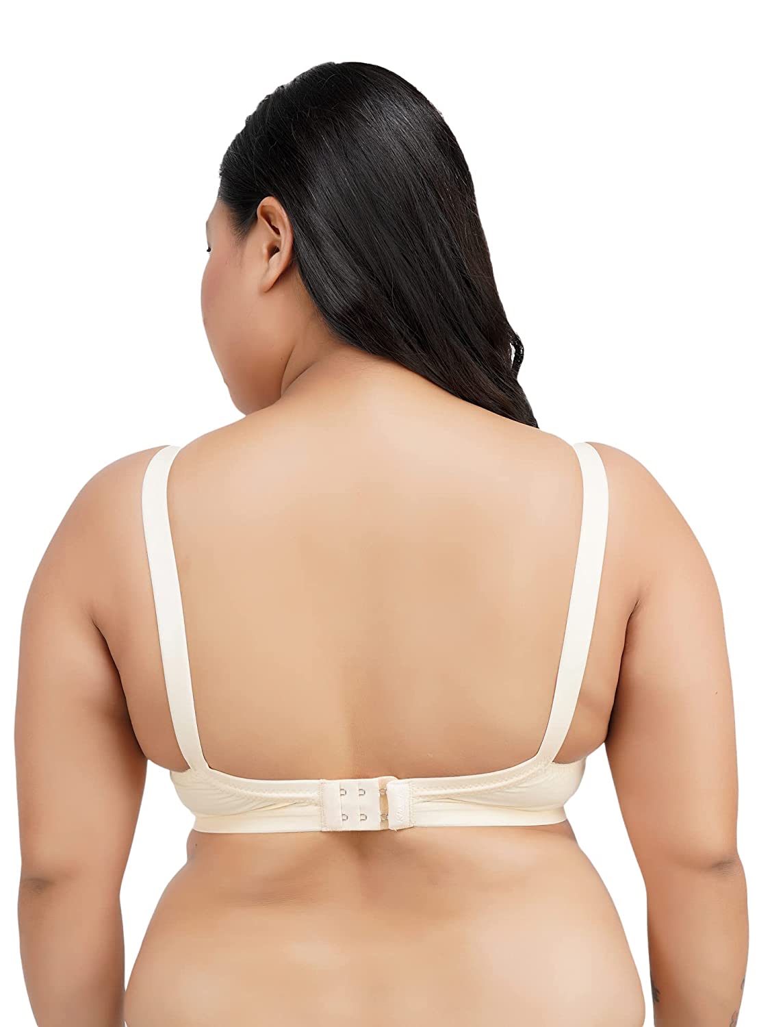 Plus Size Full Cup Chikan Cotton Full Coverage Extra Support Bra (38-4 ...