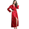 Red Silk Long Gown